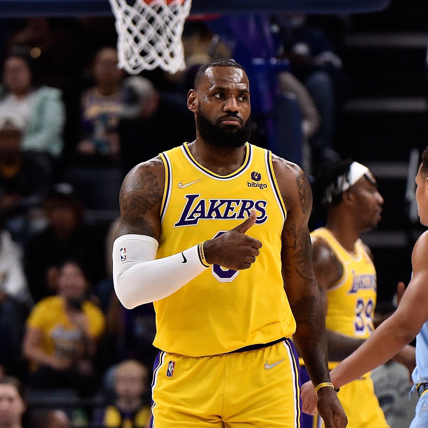 LeBron James Los Angeles Lakers Kostum tim NBA