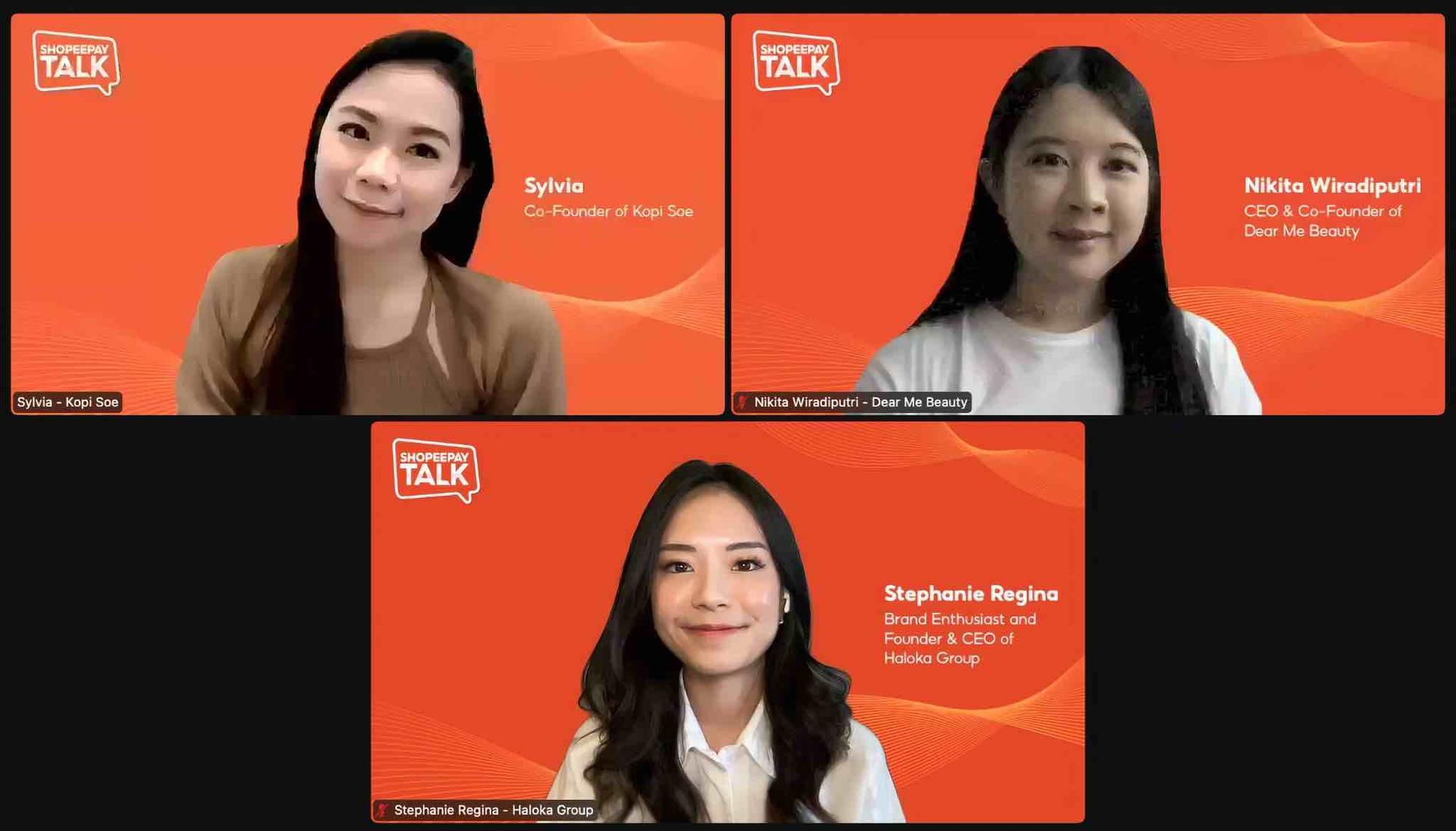 Narasumber ShopeePay Talk kolaborasi merek