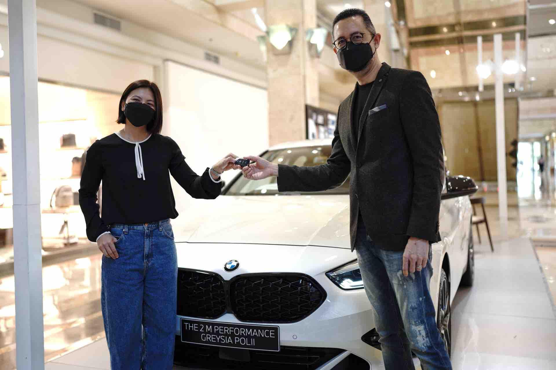 Seremoni penyerahan BMW 218i Gran Coupe Sport milik Greysia Polii