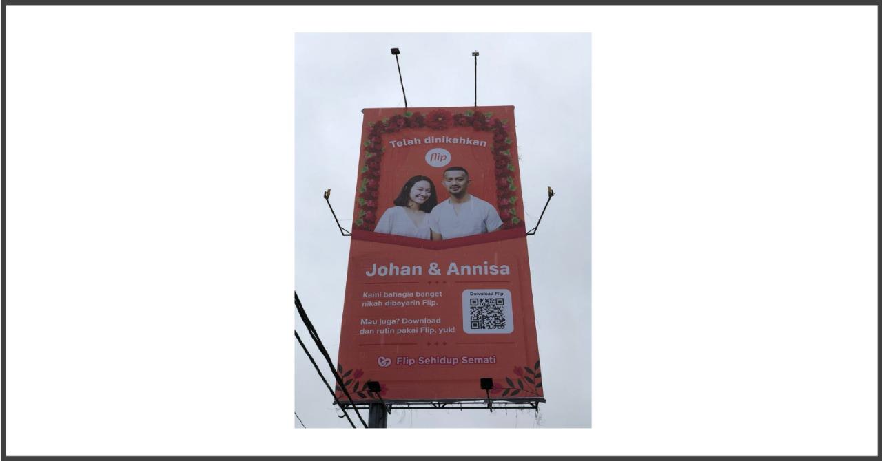 iklan billboard Flip