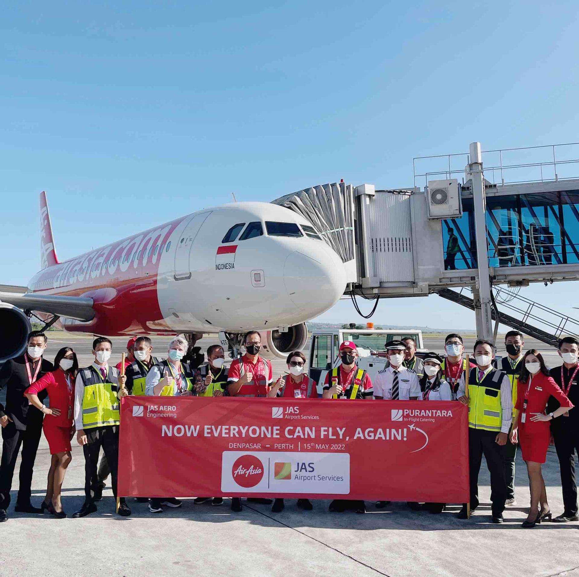 AirAsia rute Bali-Perth