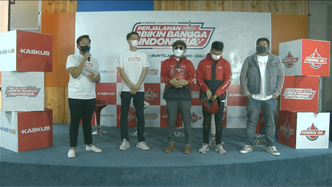 Federal Oil dan Kaskus Gelar Touring Bareng