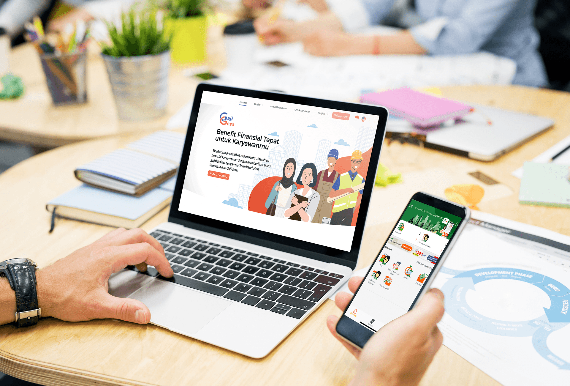 GajiGesa Gandeng Gaji.id, Bidik 1.000 Mitra Tahun Ini