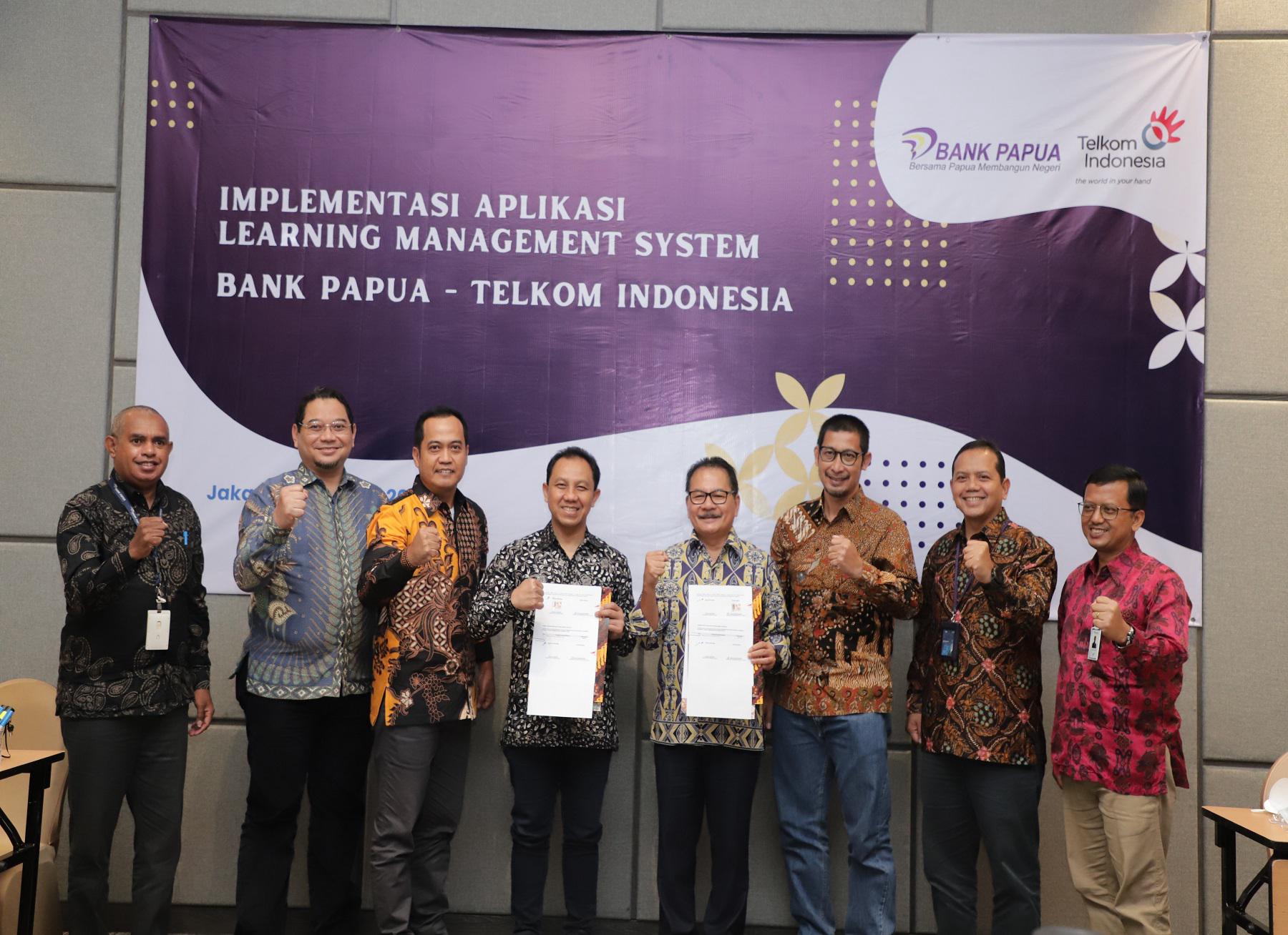telkom bank papua