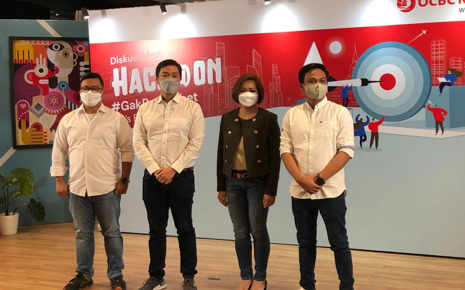 Konferensi pers gelaran Hack@ON Bank OCBC NISP