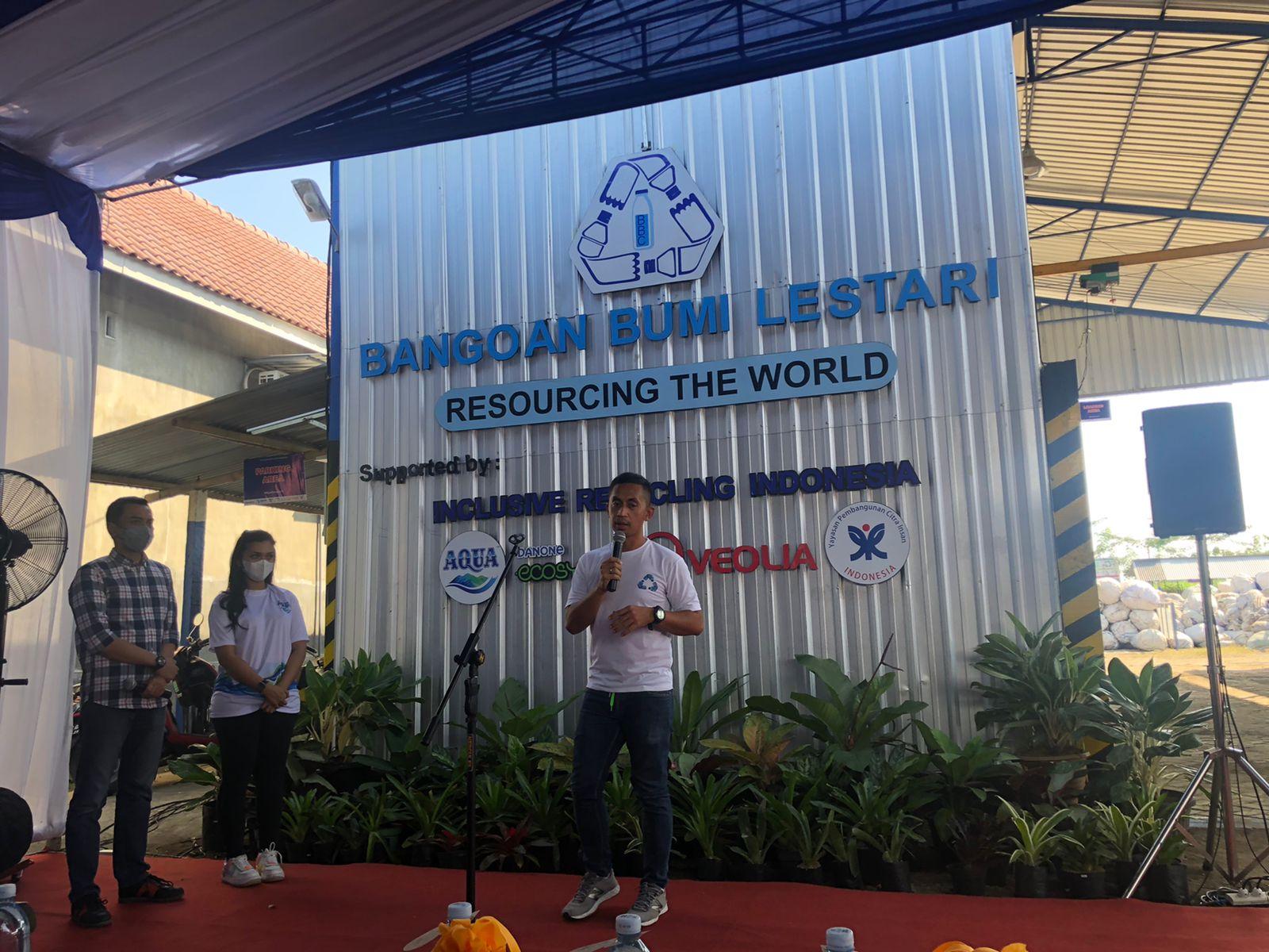 Pemaparan prinsip ekonomi sirkular Danone-Aqua