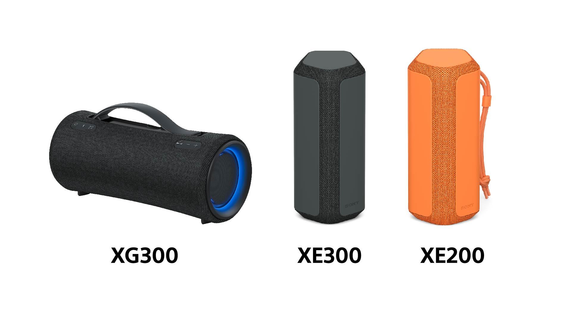 SRS-XG300, SRS-XE300 dan SRS-XE200