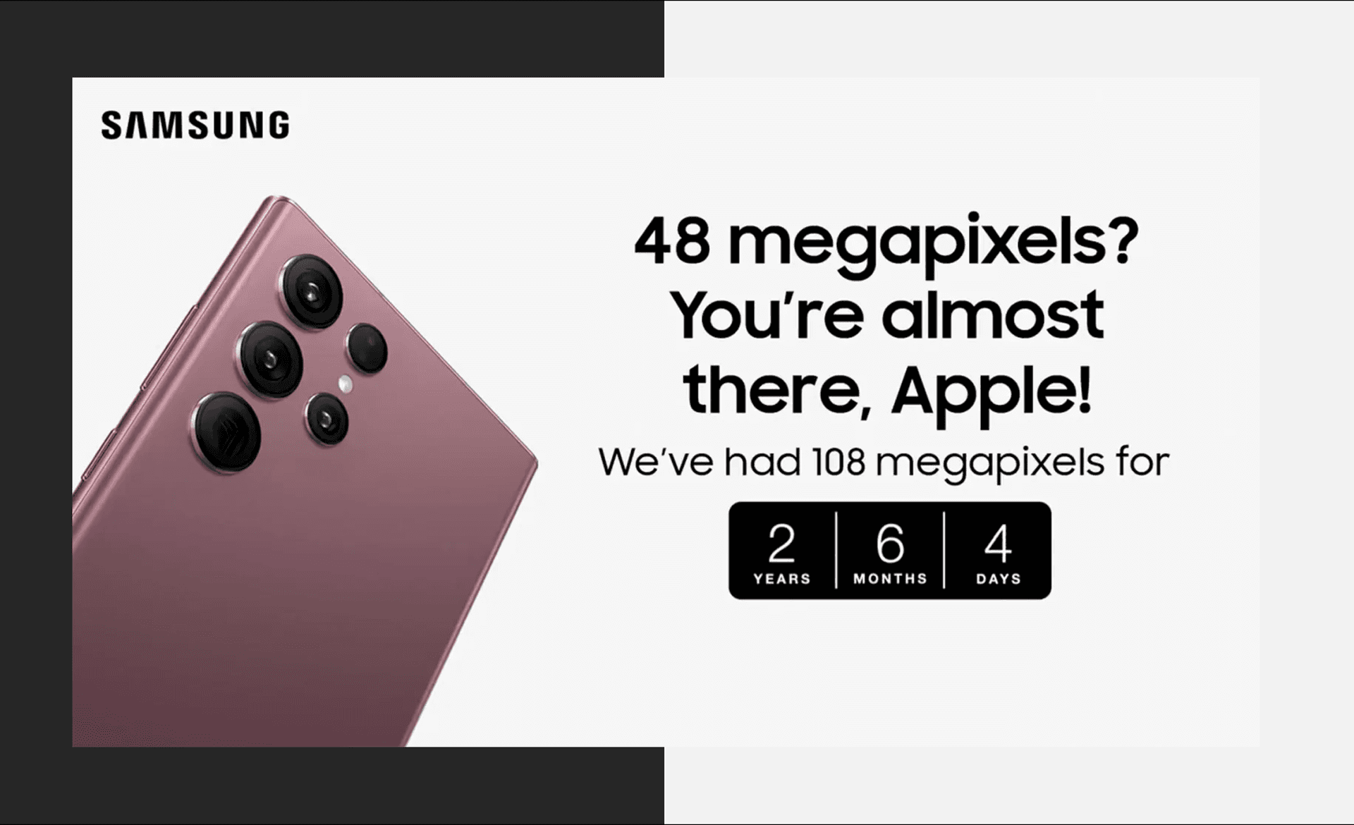 Ejekan Samsung kepada Apple