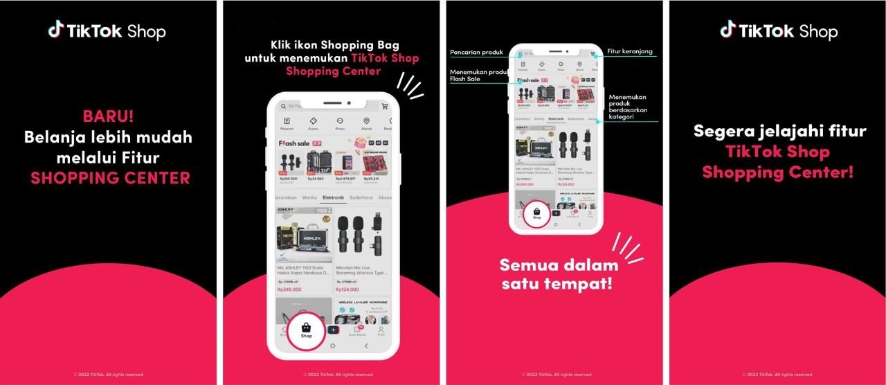 Permudah Pengguna, TikTok Shop Rilis Shopping Center
