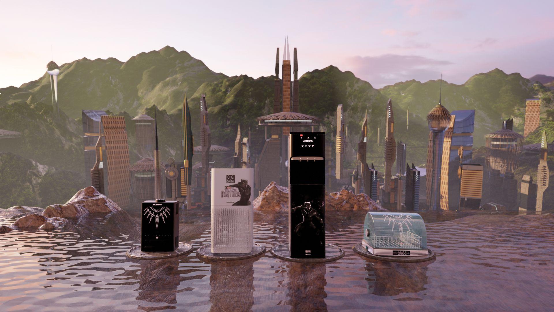 Marvel Series by MODENA Black Panther