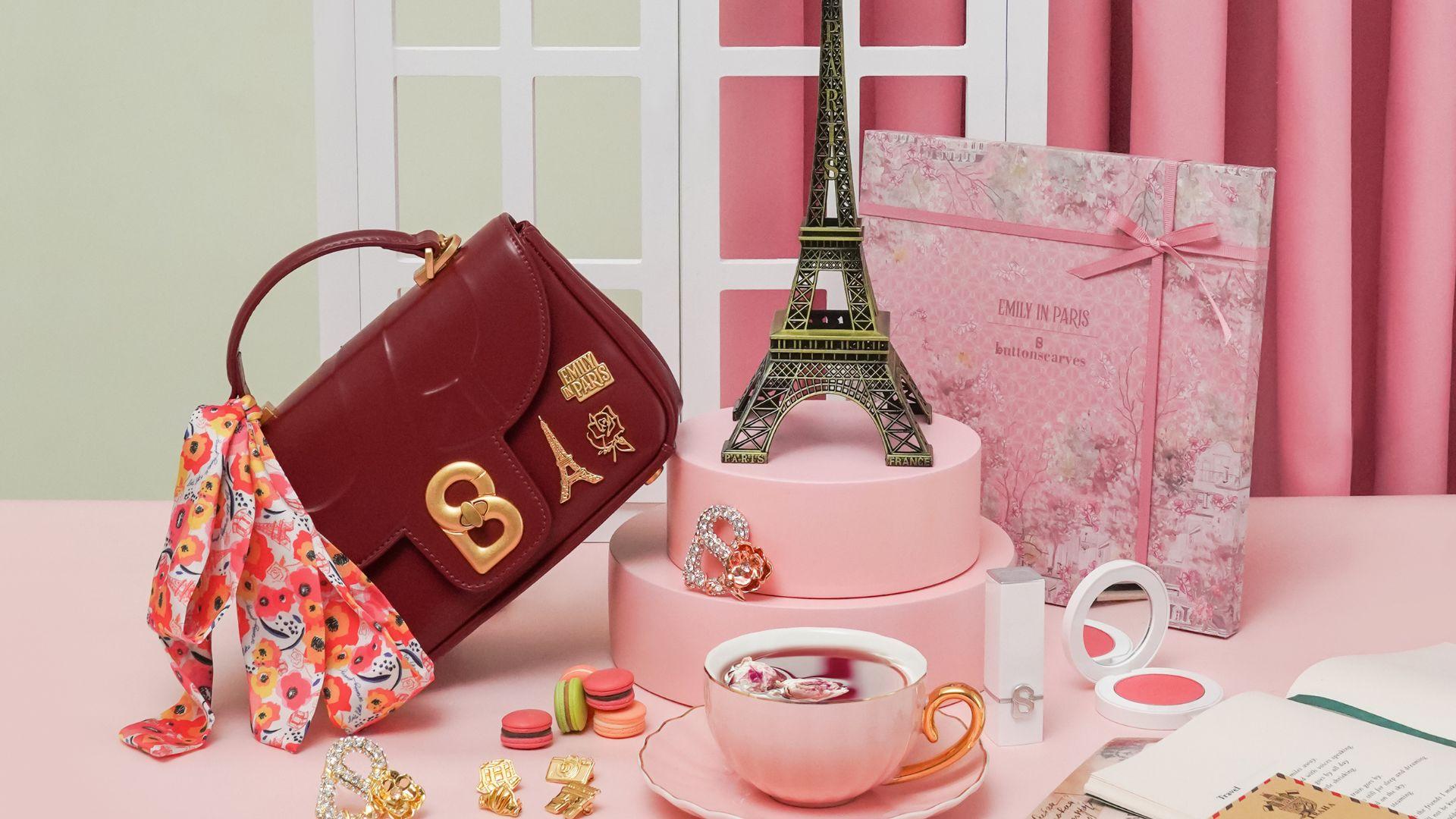 Buttonscarves x Emily in Paris