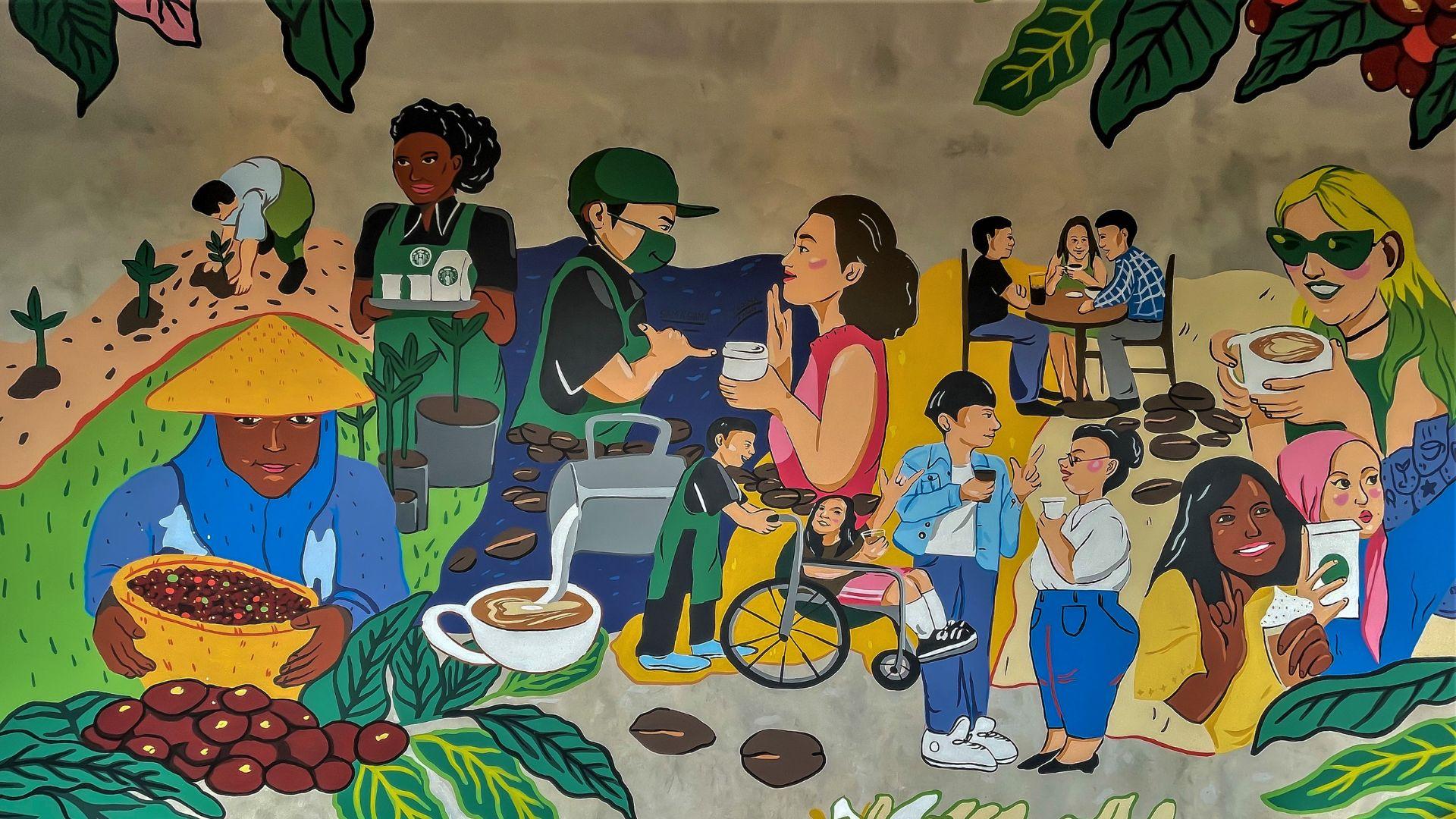 Starbucks Signing Store