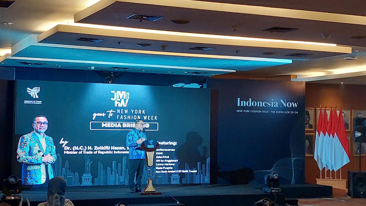 Fashion Show Kemendag Indonesia Now NYFW