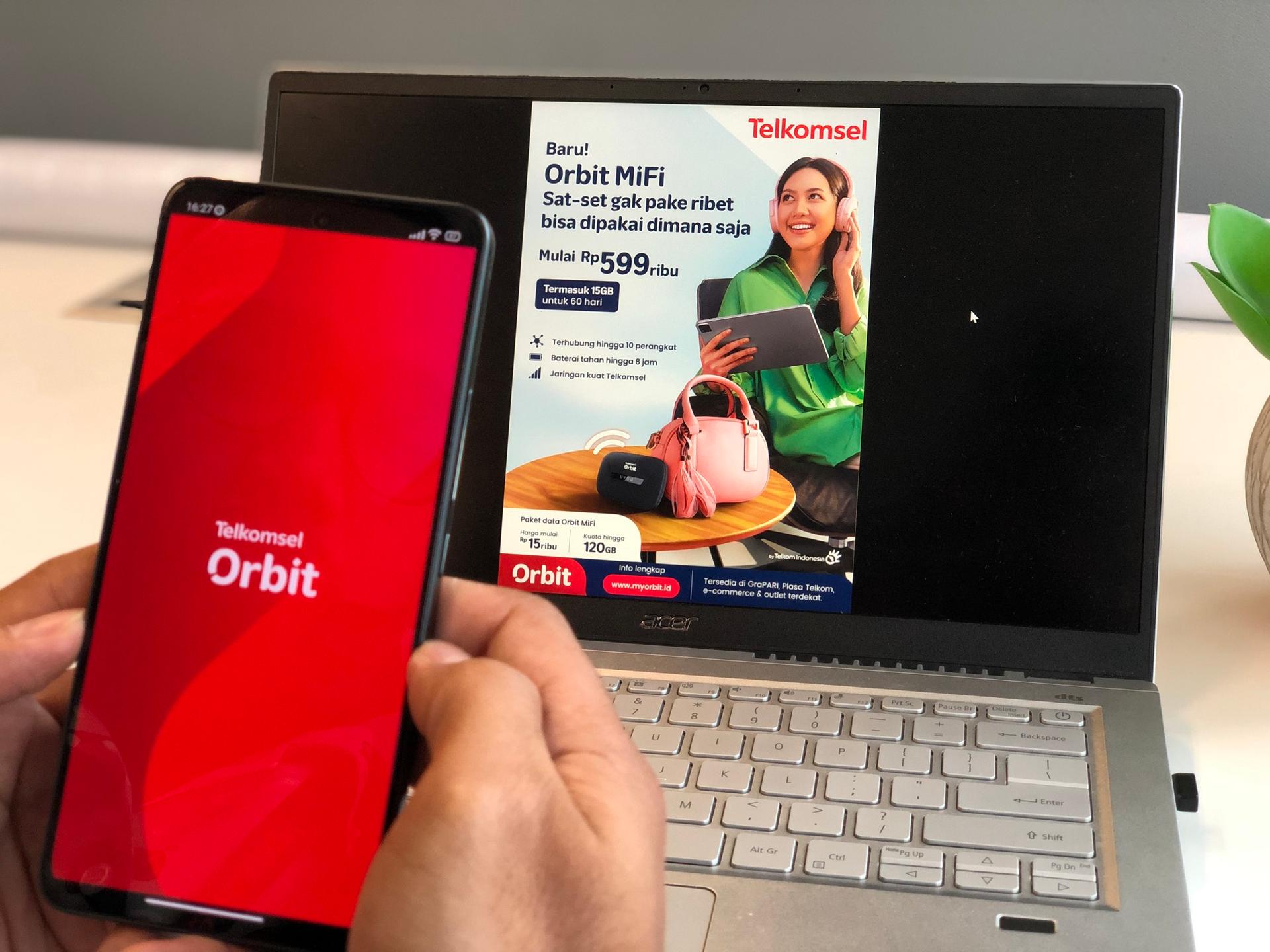 Kebutuhan Konektivitas dalam Mobilitas Tinggi, Telkomsel Rilis Orbit MiFi