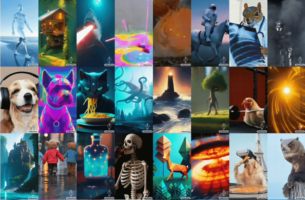 Google Kenalkan VideoPoet, AI Baru Yang Bisa Buat Video dari Teks