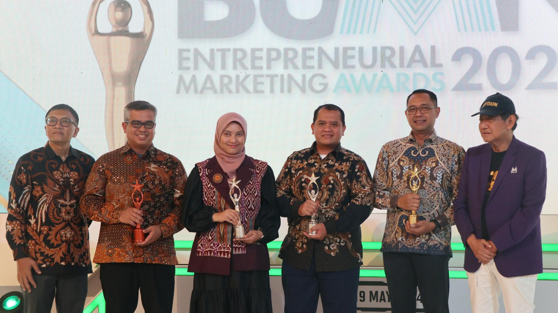 Punya Nilai Creativity, Innovation, Entrepreneurship, Leadership, BUMN & BUMD Raih Penghargaan Entrepreneurial Marketing Awards 2024
