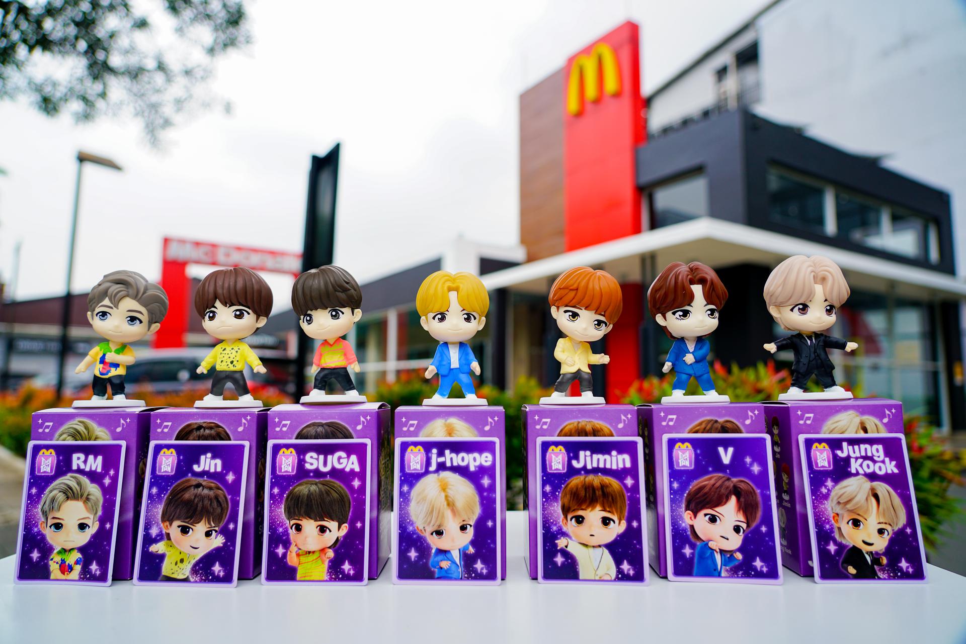 Incar Segmen Fandom BTS, McDonald’s Hadirkan Happy Meal TinyTAN